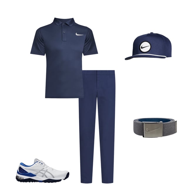 NIKE golf nylon pants gimmick tech 00s