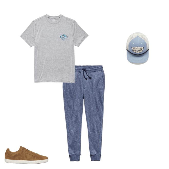 3rd bundle featuring 3 items which compliment  Marlin Marine Club Performance Tee Shirt - Light Grey