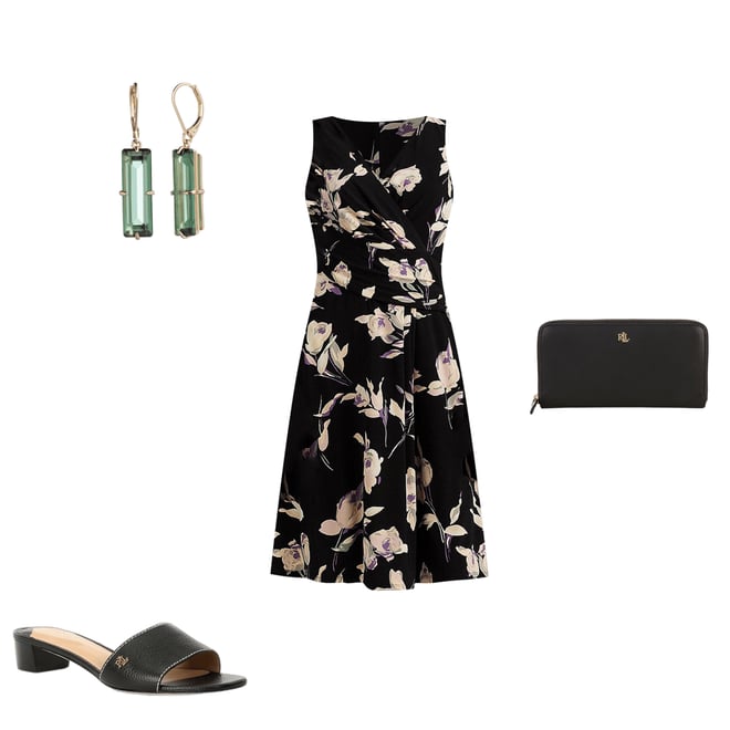 Ted baker callo fantasia asymmetric dress sales