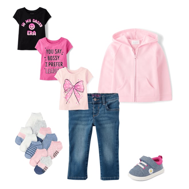 6th bundle featuring 4 items which compliment Baby And Toddler Girls Daisy First Steps Sneakers
