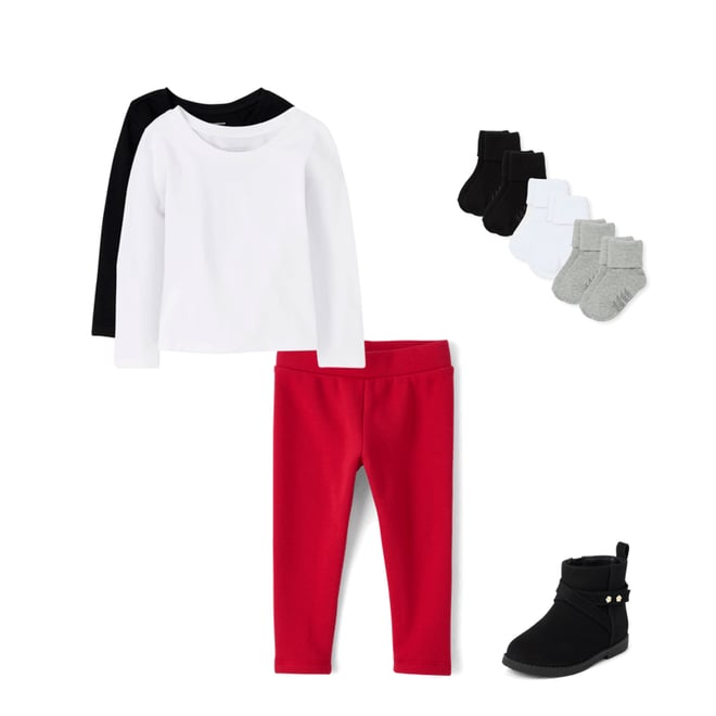1st bundle featuring 3 items which compliment Baby And Toddler Girls Tee Shirt 2-Pack