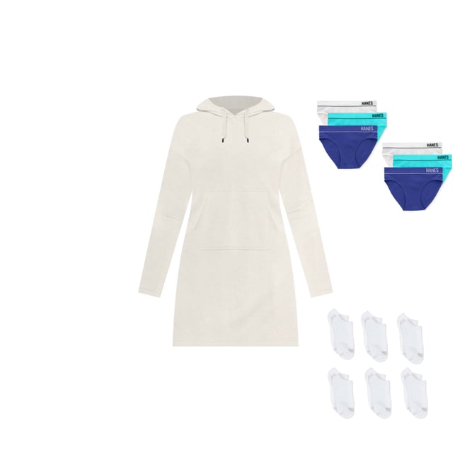 Flex fleece hoodie dress hotsell
