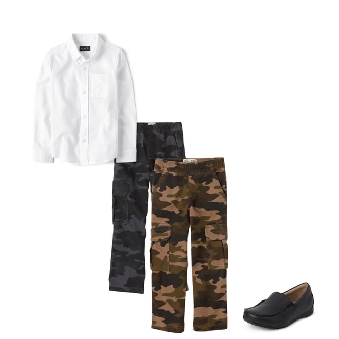 Pull on camo pants deals