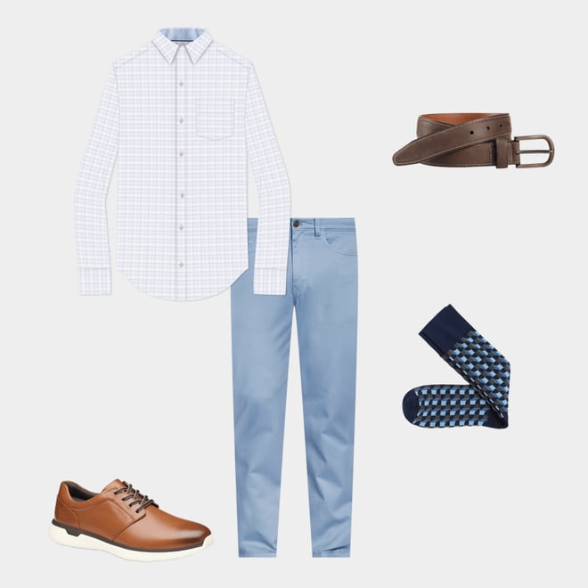 7th bundle featuring 4 items which compliment Oiled Contrast Stitched Belt