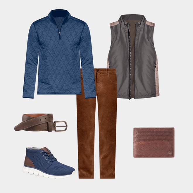 1st bundle featuring 5 items which compliment Amherst Lug Knit Chukka Boot