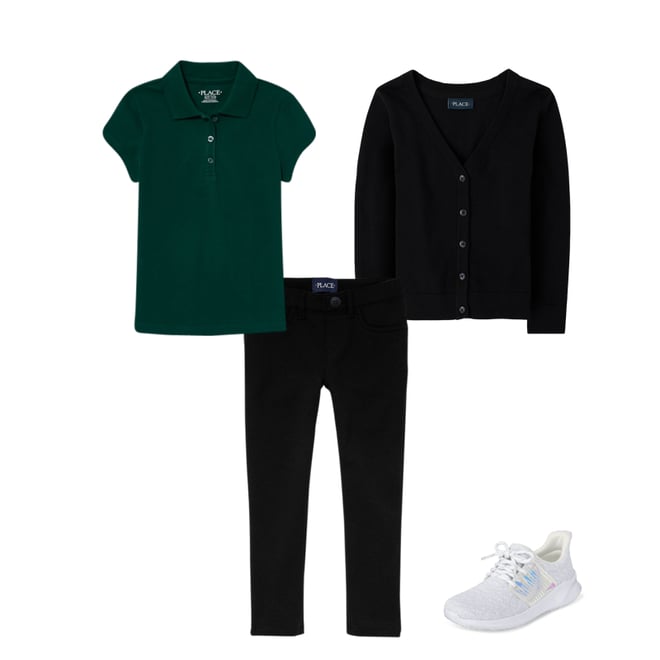 5th bundle featuring 3 items which compliment Girls Uniform Ponte Knit Pull On Jeggings