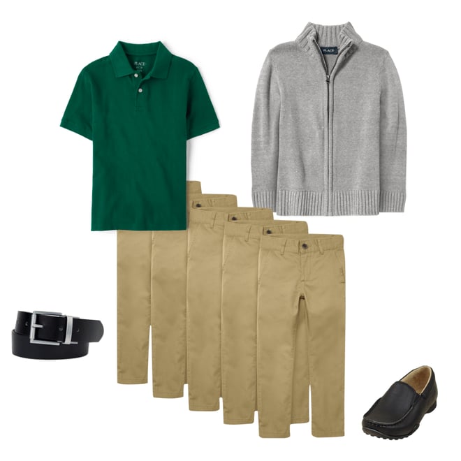 10th bundle featuring 4 items which compliment Boys Zip Up Sweater