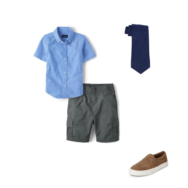 3rd bundle featuring 3 items which compliment Kids Uniform Oxford Button Down Shirt