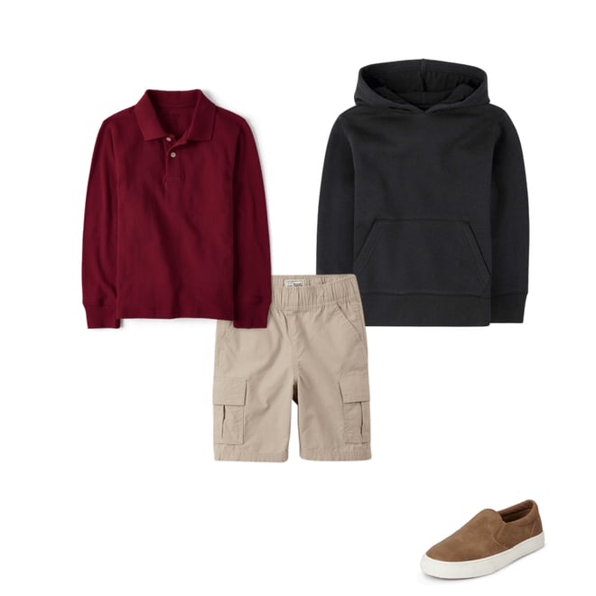 5th bundle featuring 3 items which compliment Boys Pull On Cargo Shorts