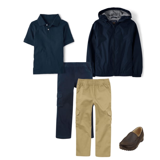 3rd bundle featuring 3 items which compliment Boys Uniform Soft Jersey Polo