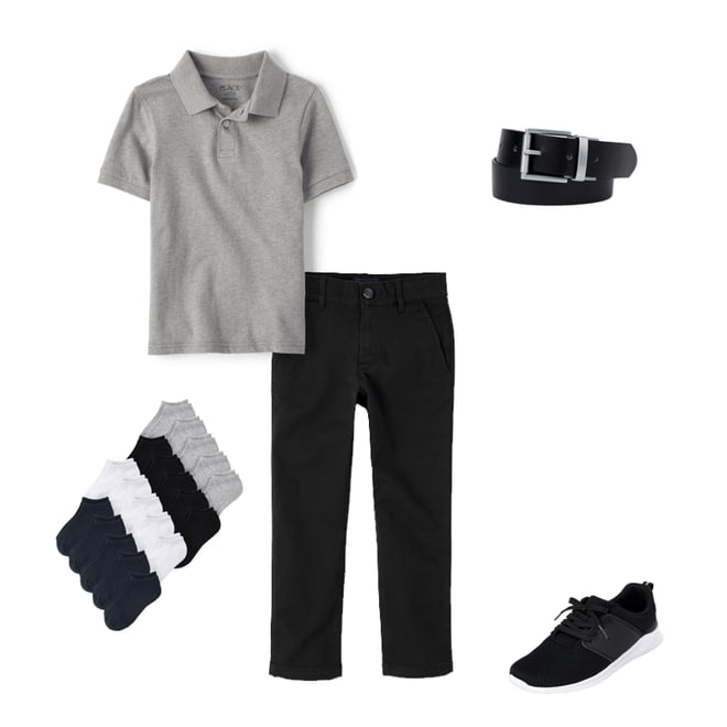 5th bundle featuring 4 items which compliment Kids Uniform Pique Polo