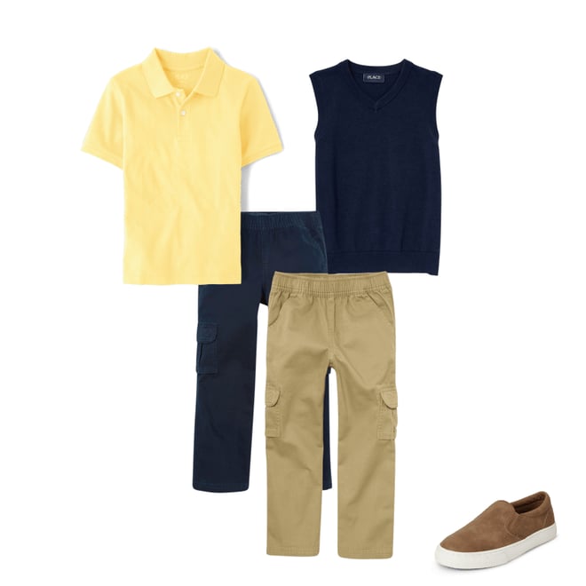 5th bundle featuring 3 items which compliment Kids Uniform Pique Polo