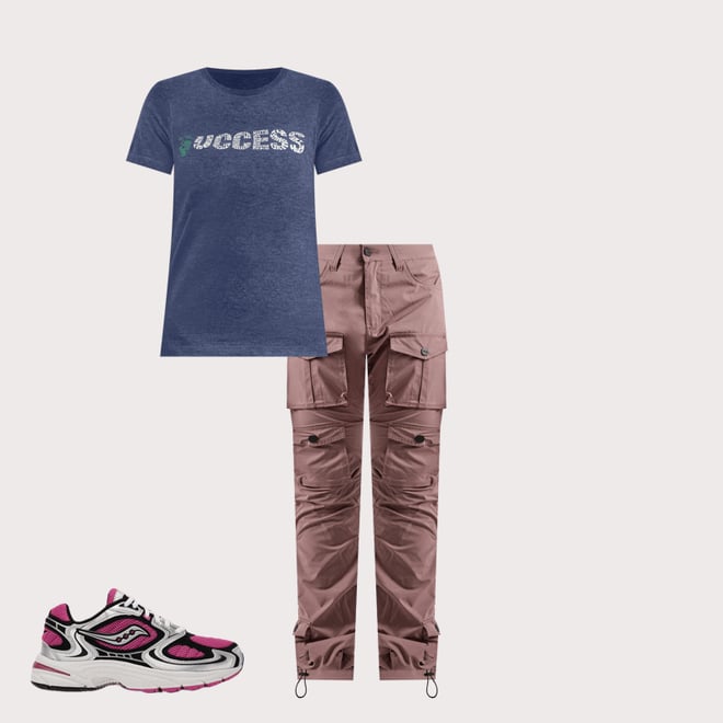 Smoke Rise Stacked Nylon Cargo Pants