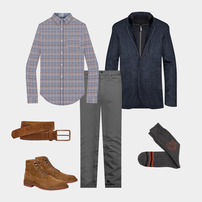 1st bundle featuring 5 items which compliment Hartley Wingtip Boot
