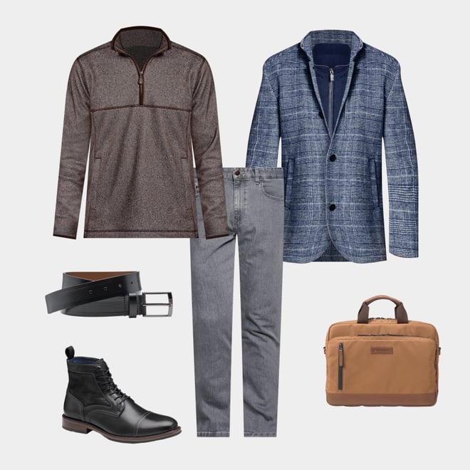 2nd bundle featuring 5 items which compliment XC Flex® Raleigh Cap Toe Shearling Boot