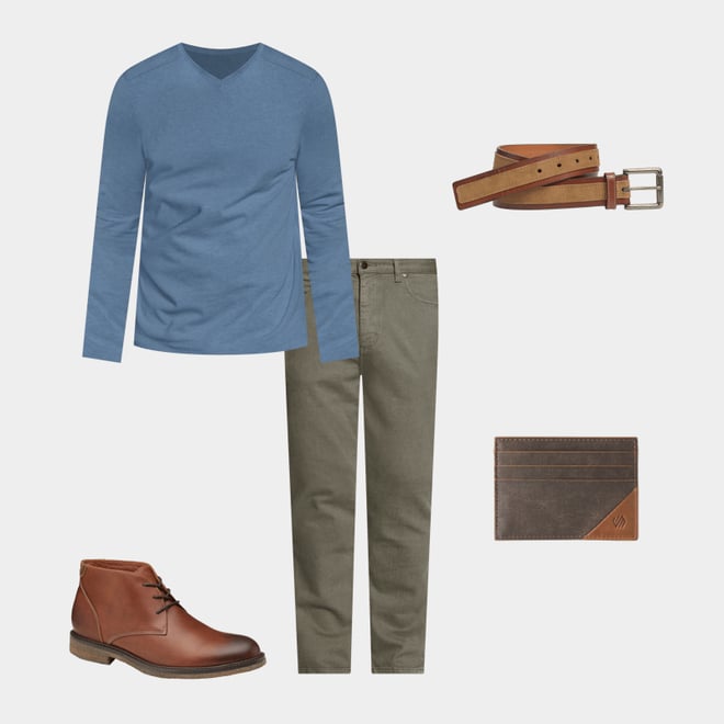 3rd bundle featuring 4 items which compliment Suede Overlay Belt