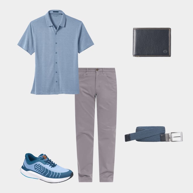 1st bundle featuring 4 items which compliment Reversible Stretch-Woven Belt