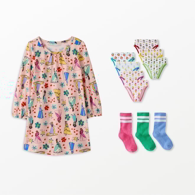 Kids Disney Princess Long Sleeve Nightgown Hanna Andersson