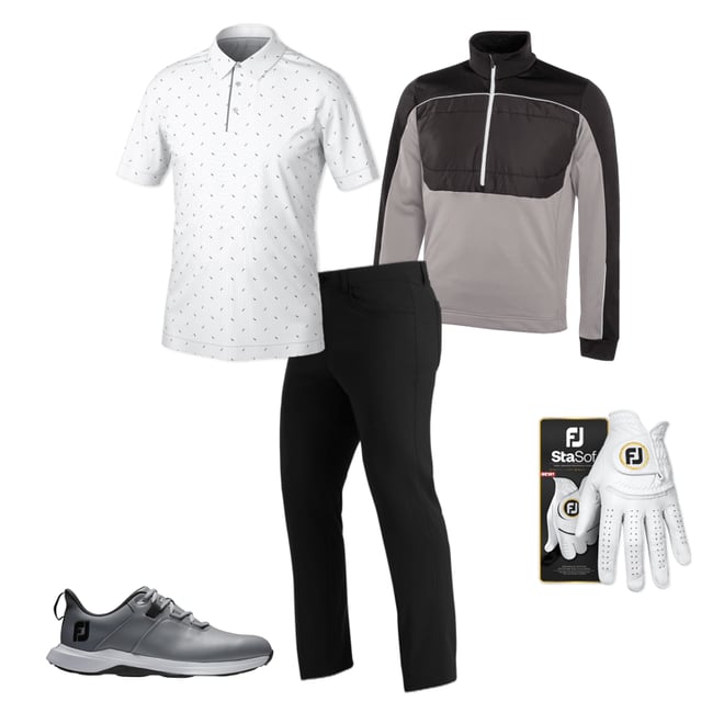 FootJoy Moxie 5-Pocket Performance Golf Pants Black - Carl's