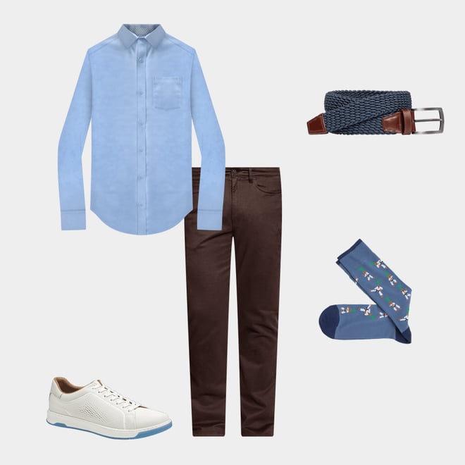 2nd bundle featuring 4 items which compliment Daxton Knit Lace-Up