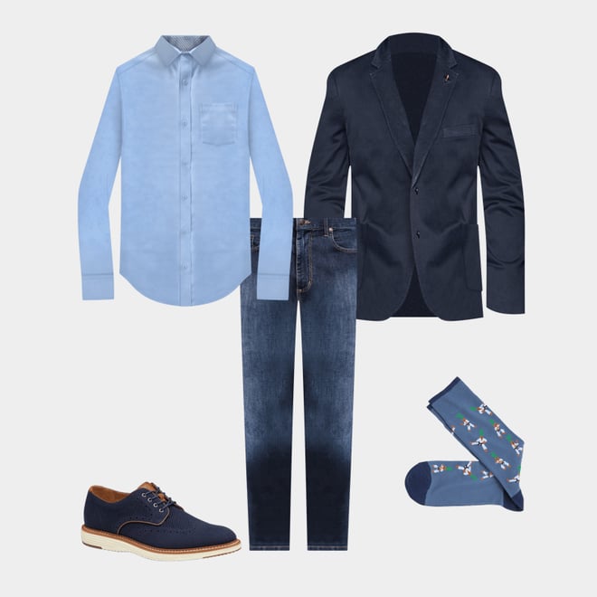 1st bundle featuring 4 items which compliment Upton Knit Wingtip