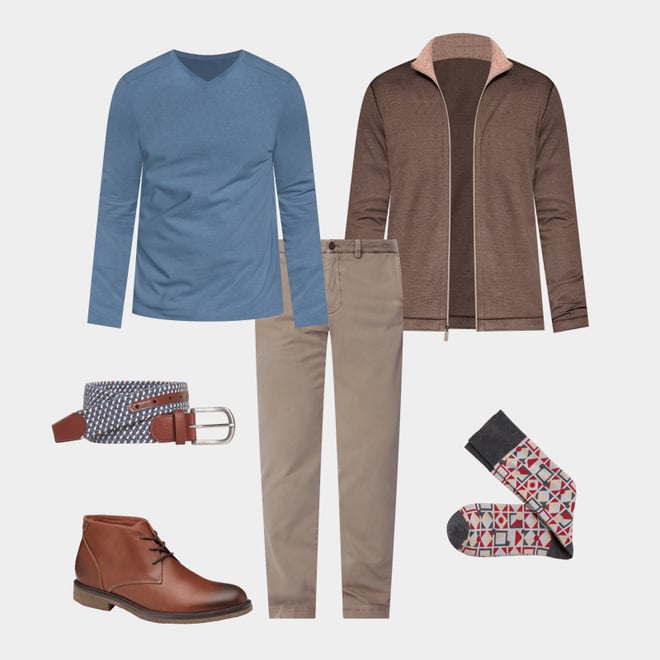 1st bundle featuring 5 items which compliment Washed Chinos