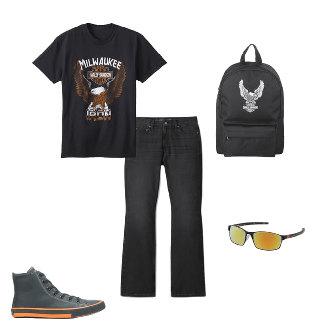 Harley-Davidson MILWAUKEE IRON つなぎ M