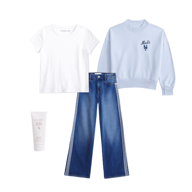 new york mets graphic crew sweatshirt