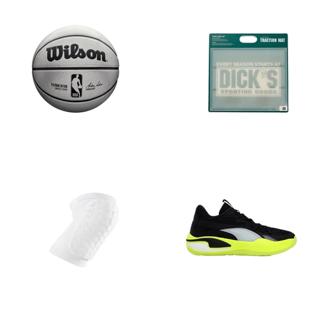 Basketball courtside traction mat clearance