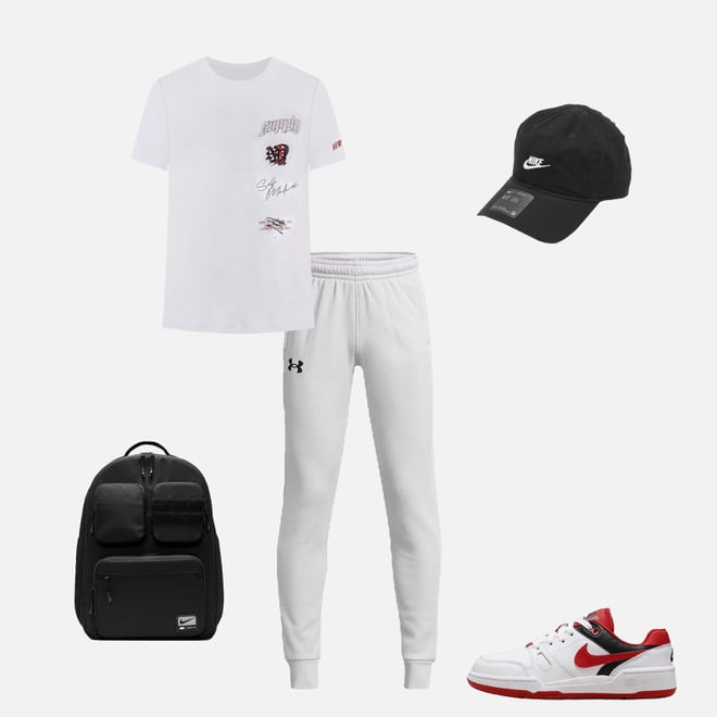 Nike outlet and under Armour joggers bundle