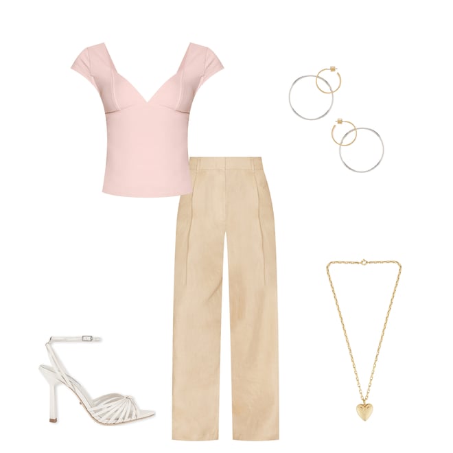 2nd bundle featuring 4 items which compliment Linen Highrise Trousers