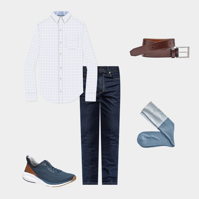 4th bundle featuring 4 items which compliment Diamond Colorblock Socks