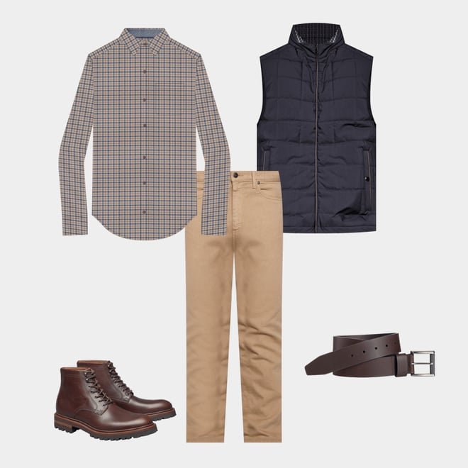 2nd bundle featuring 4 items which compliment Dudley Lug Plain Toe Boot