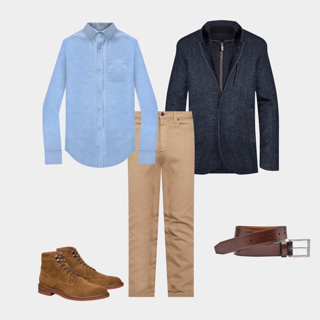 2nd bundle featuring 4 items which compliment Hartley Wingtip Boot