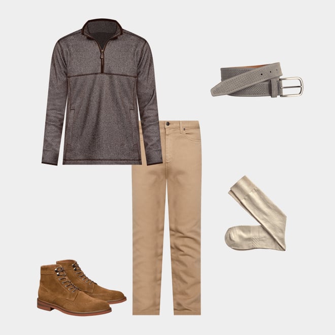 3rd bundle featuring 4 items which compliment Hartley Wingtip Boot