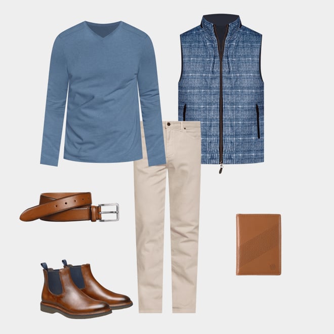 9th bundle featuring 5 items which compliment Upton Reversible Vest