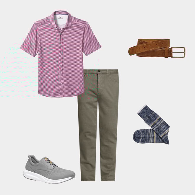 7th bundle featuring 4 items which compliment Heather Stripe Socks