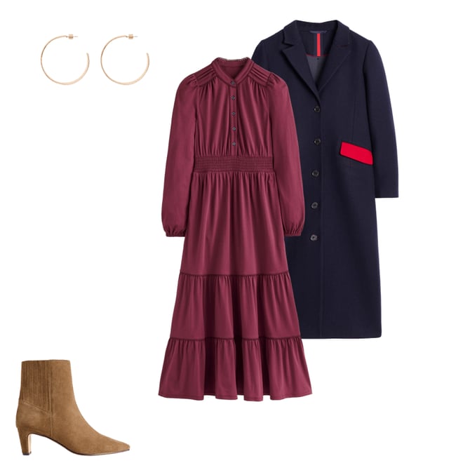 2nd bundle featuring 3 items which compliment Back Panel Heeled Ankle Boot