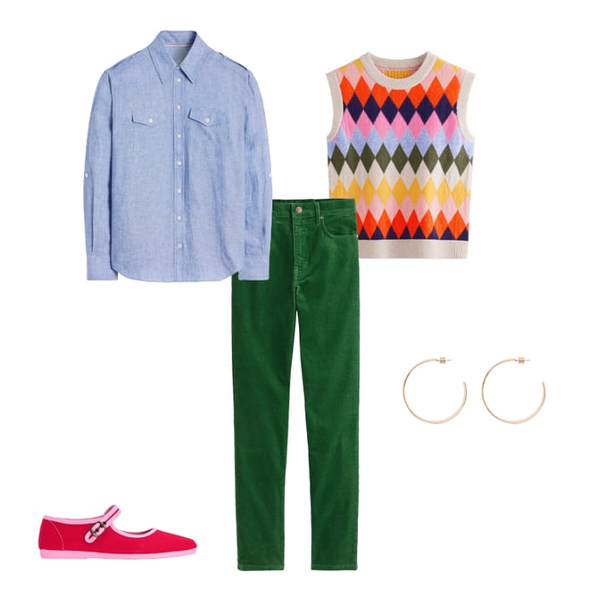 2nd bundle featuring 4 items which compliment Longline Linen Safari Shirt, Chambray