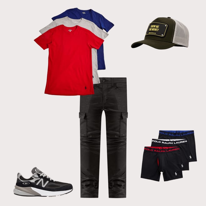 Polo Ralph Lauren Slim Fit Cotton Crewneck Tee 3-Pack