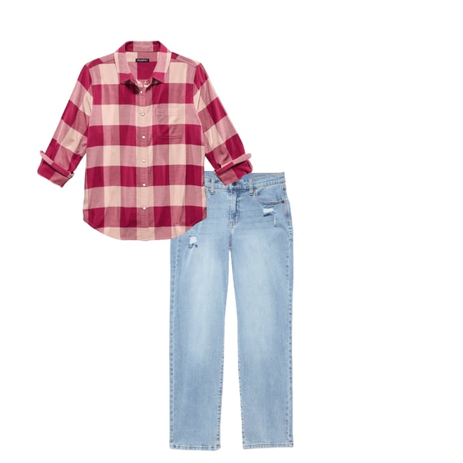 3rd bundle featuring 1 items which compliment Charlie High-Rise Denim Jean - Light Wash