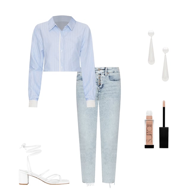 1st bundle featuring 4 items which compliment x REVOLVE Darian Stripe Top