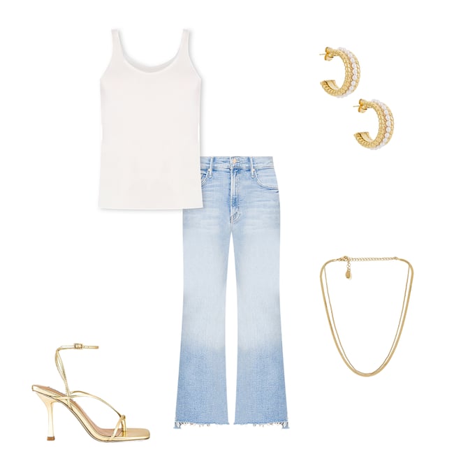 1st bundle featuring 4 items which compliment The Insider Crop Step Fray