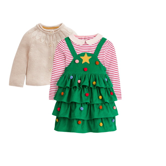 Mini shops Boden Christmas Tree Pinnie