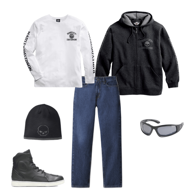 Men's Hooded Willie G Skull Sweatshirt | Harley-Davidson USA