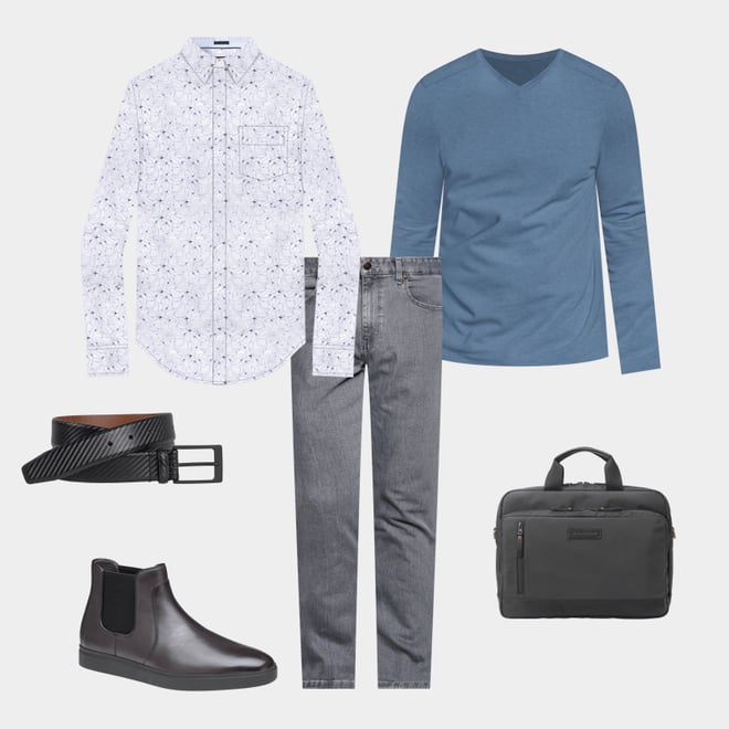 2nd bundle featuring 5 items which compliment Diagonal Embossed Belt