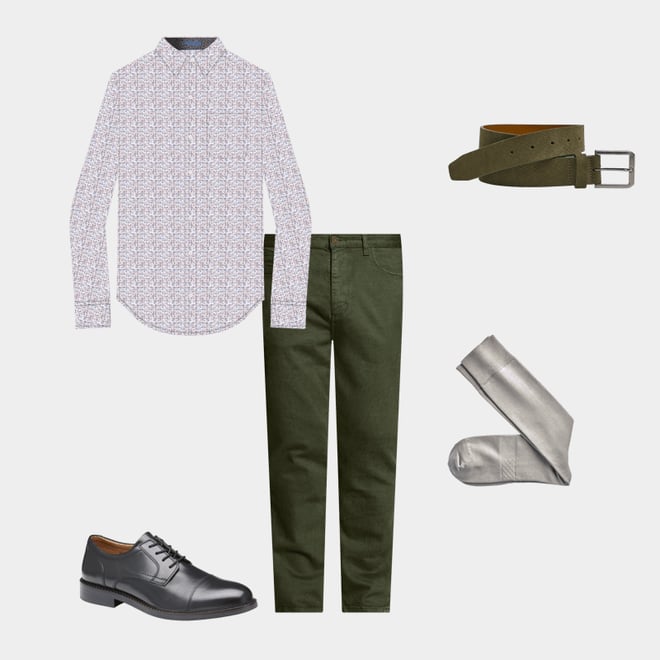 9th bundle featuring 4 items which compliment Solid Dress Socks