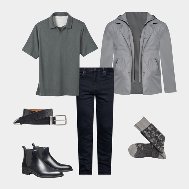 2nd bundle featuring 5 items which compliment Flynch Chelsea Boot