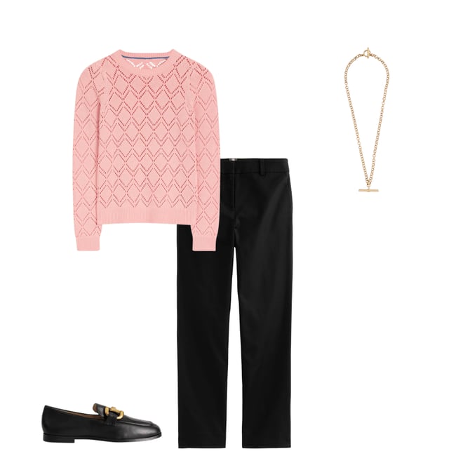 6th bundle featuring 3 items which compliment Iris Snaffle Loafers-Black