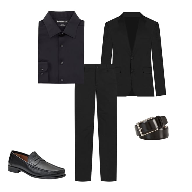 Murano Slim Fit Non-Iron Point Collar Solid Knit Dress Shirt Murano Slim Fit Non-Iron Point Collar Solid Knit Dress Shirt